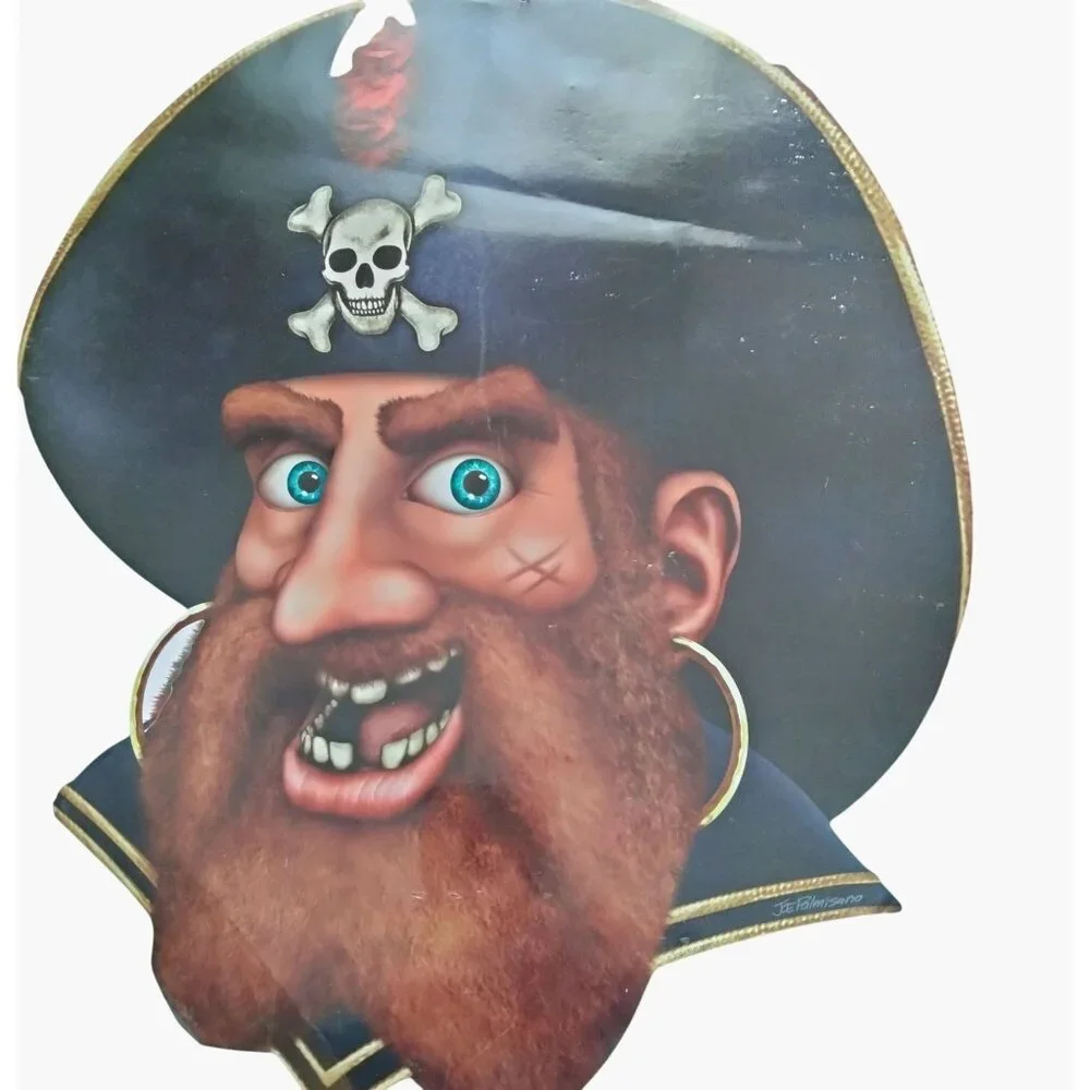 Pirate Crew Wall Decorations Halloween Birthday Party lot 4